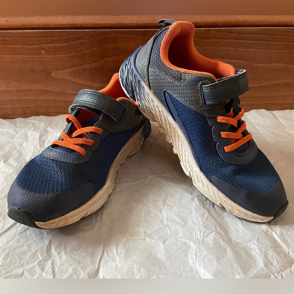 Saucony Boys S Wind AC SK261527 Blue Running Shoes Sneakers Size 3XW